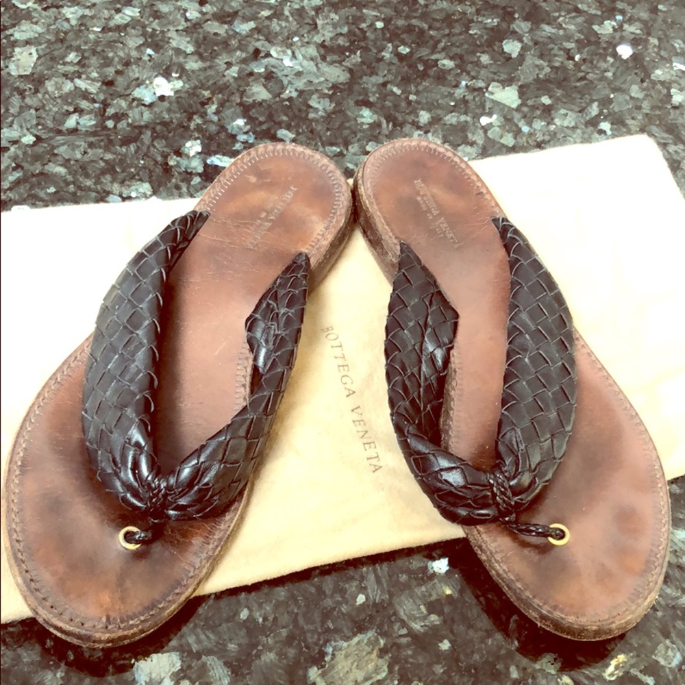 Vintage leather Authentic Bottega Veneta sandals